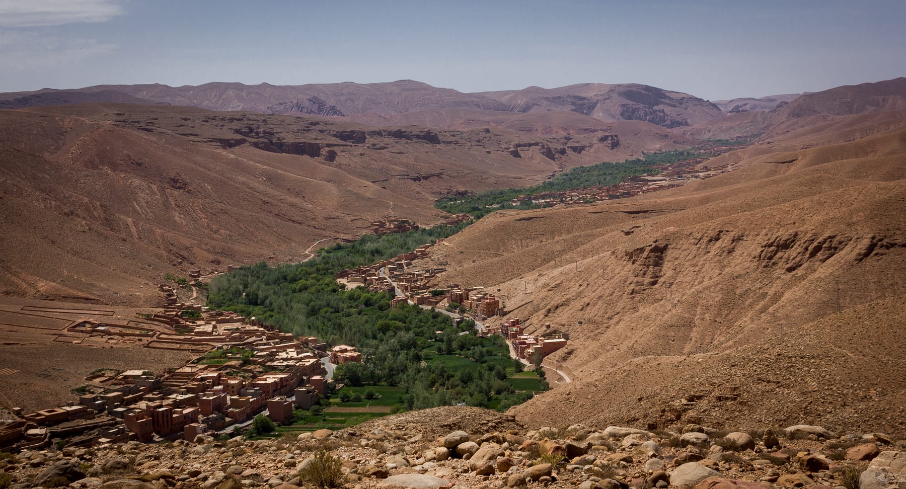 Valle de las Rosas y gargantas del Dades